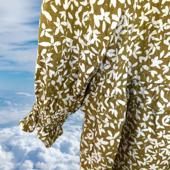 Rylee + Cru Womens Size Large Ditzy Floral Women's Hazel Dress Gold NWT - Picture 4 of 8